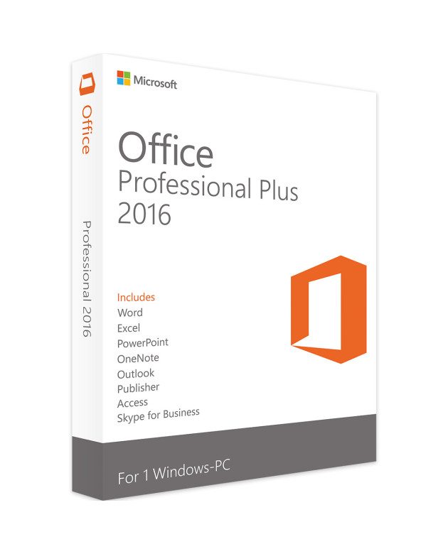 Microsoft Office 2016 Professional Plus (Retail)